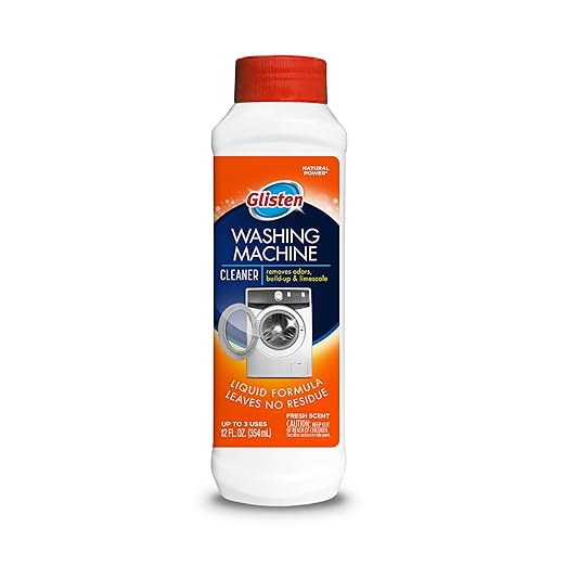 Glisten Washer Magic Washing Machine Cleaner and Deodorizer, 3 Bottles, Multicolor