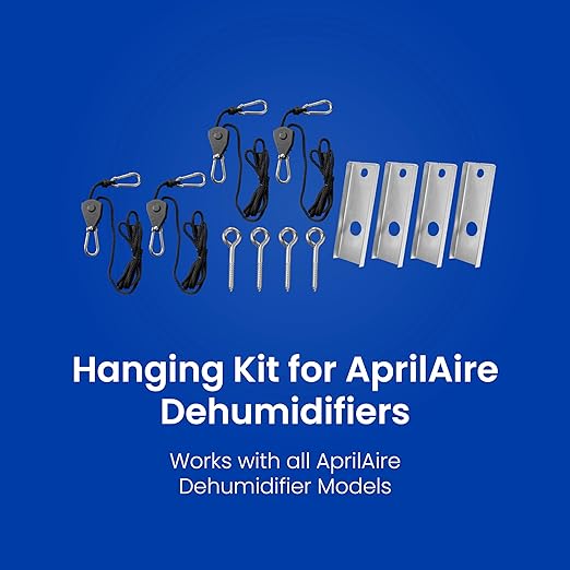 AprilAire 5822 Dehumidifier Hanging Kit for AprilAire Crawl Space, Basement, Whole-House Dehumidifier Models E070, E080, E100, E130, 1820, 1830, 1850, 1852, 1870, 1872