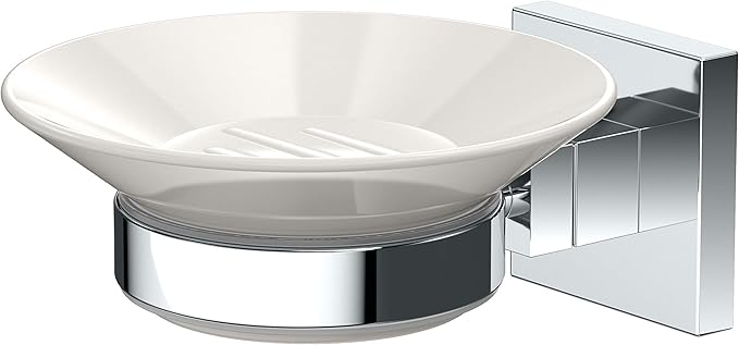Gatco 1942 Elevate Soap Dish Holder, Chrome