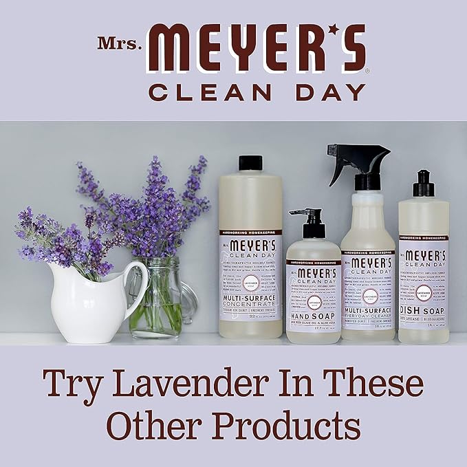 Mrs. Meyer’s Clean Day Lavender Laundry Detergent Concentrated Loads Per Bottle 64 Fl Oz (Pack of 5)
