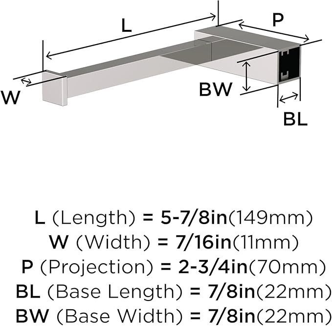 Amerock Monument Polished Nickel Single Post Tissue Holder, BH36081PN