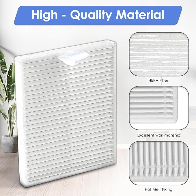 (6 Pack) Q7 M5/ Q7 M5+/ Q7 L5/ Q7 L5+ Replacement HEPA Filters Compatible with Roborock Q7 M5/ Q7 M5+/ Q7 L5/ Q7 L5+ Robot Vacuum, Accessories Kit, Upright Filter, Vacuum Filters, Canister Filters