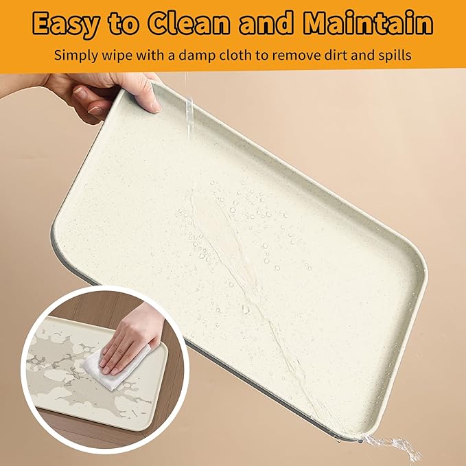 LBG Products Drip Pans 11 x 7.5 Inch for Small Dehumidifier,Hard Plastic Drip Tray Portable AC Drip Pan Catch & Prevent Spills or Leaks from Dehumidifier for Bedroom,Home,Protect Your Floor