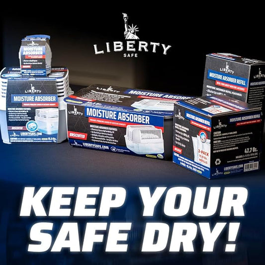 Liberty Safe Humydry Moisture Absorber - Protects Valuables from Moisture Damage - Gun Safe - Rust Prevention (35.3 Refill Only)