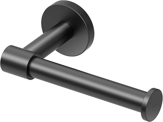 Gatco 4663MX Reveal Euro Toilet Paper Holder, Matte Black | Wall Mounted 7.13" W Euro Style Toilet Tissue Holder for Bathroom
