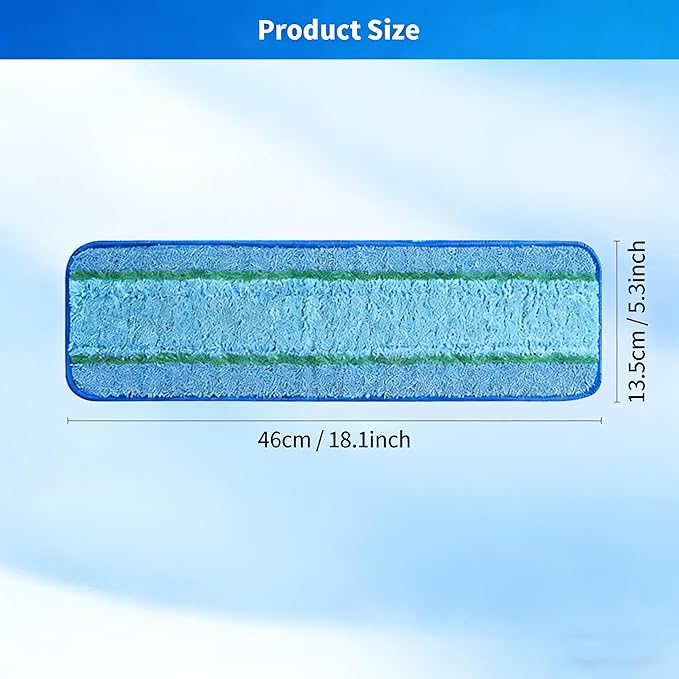 9 Pack Deep Clean Pads for Bona Family of Mops,Washable & Reusable Mop Pads Refill Replacement Safe for Hardwood and Multi-Surfac Floors Have Super-Absorbent