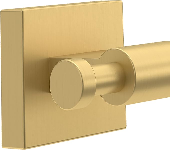 Franklin Brass Maxted (1-Pack) Towel Hooks Modern Gold Wall Mounted for Robes 2-Prong Holder Bathroom Accessories MAX35-MG