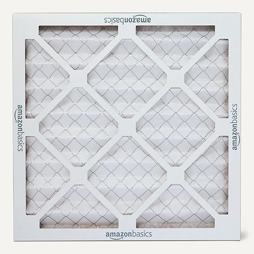 Amazon Basics MERV 5 AC Furnace Air Filter, 14x14x1 inches, 6-Pack (Actual size: 13.75" x 13.75" x 0.75")