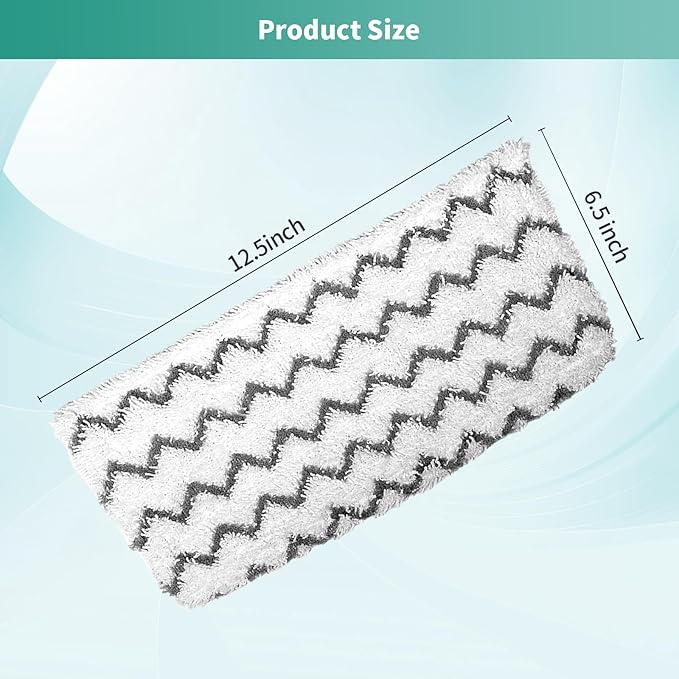 16 Pack Microfiber Steam Mop Replacement pads for Shark Steam Mop S1000, S2001,S1000A, S1000C, S1000WM, and S1001C,Washable & Reusable Steam Mop Pads Safe for all Floor have Super-Absorbent