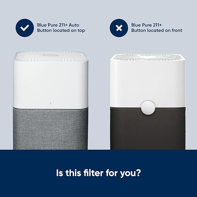 Blueair Blue Pure 411+ Genuine Replacement Filter, Particle and Activated Carbon