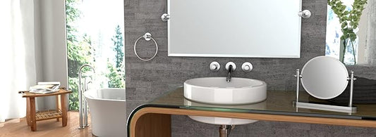 Gatco 4681 18" Channel Towel Bar, Chrome/Wall Mounted 18 Inch Towel Holder for Bathroom