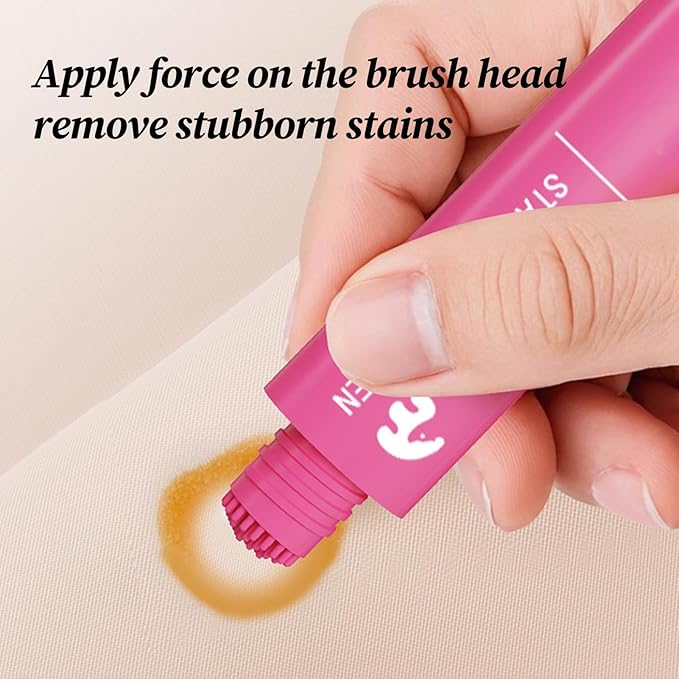 Quick Clean Stain Pen - Fabric Spot Remover, 25ml Travel Cleaning Products for Clothes, Purse Upholstery Couch Rug Mattress, Efficient Stain Removal with Compact Design, Home and Travel Use