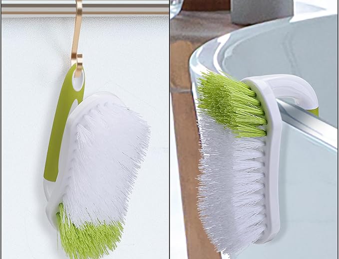 Scrub Brush for Cleaning, Heavy Duty Shower Scrubber with Stiff Bristles for Tub, Sink, Floor, Tile, and Carpet Scrubbing, 20 Pack