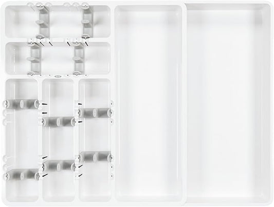 OXO Good Grips Large Expandable Utensil Organizer - White