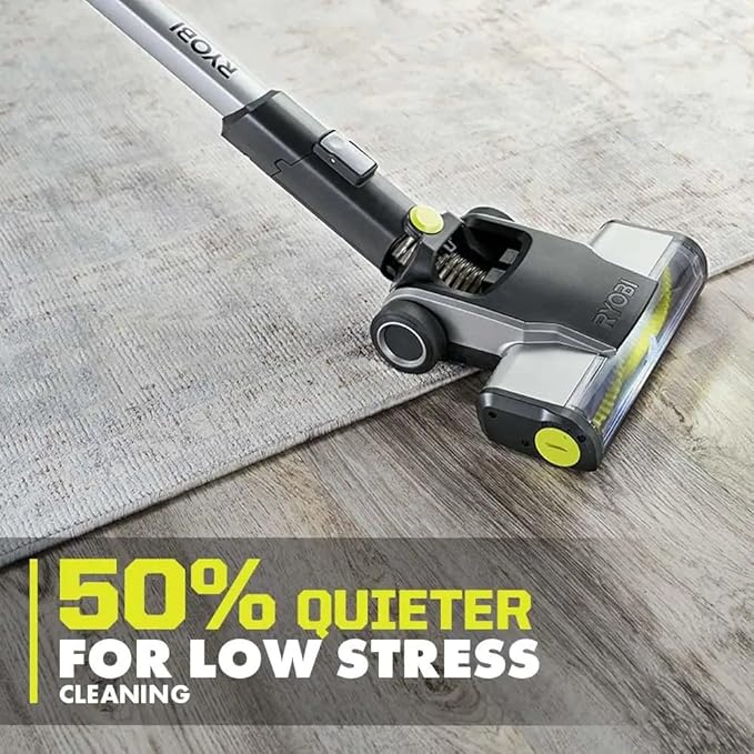 Pacroban ONE+ 18V Cordless Stick Vacuum Cleaner Kit with 4.0 Ah Battery and Charger