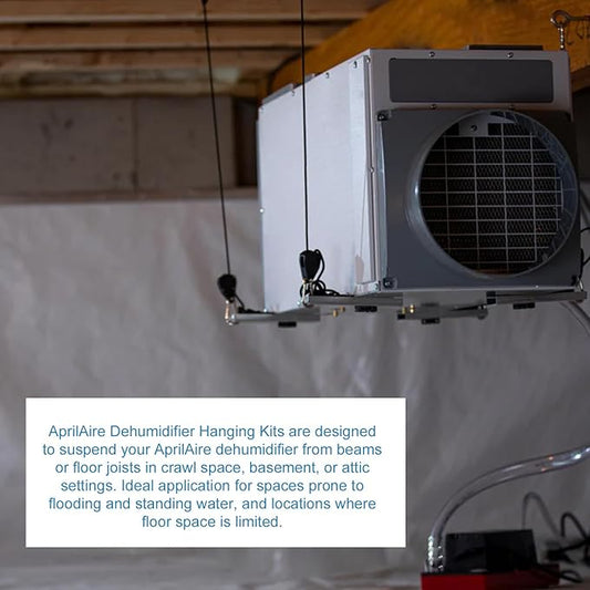 5822 Dehumidifier Hanging Kits for AprilAire Dehumidifier, for Crawl Space, Basement, Whole-House Dehumidifier, Fit Models: E070, E080, E100, E130, 1820, 1830, 1850, 1852, 1870, 1872