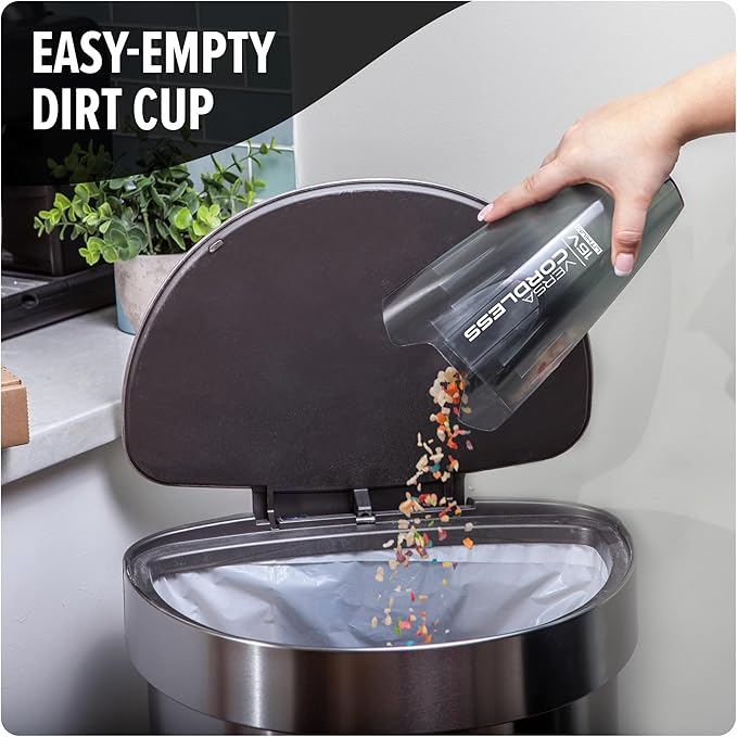 Dirt Devil 3-in-1 Versa Stick Vacuum Cleaner, Lightweight, Rechargeable, Ideal for Pet Hair, Dog Beds, Stairs, and More, Cordless Vacuum Cleaners for Home Use