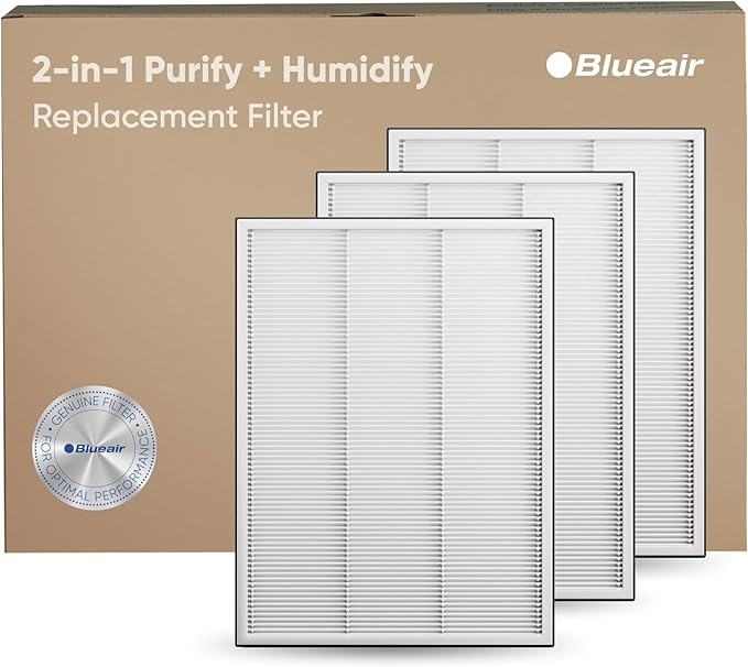 BLUEAIR GENUINE DH3i Particle Filter, Official Replacement for 2-in-1 Purify + Humidify Air Purifier, Certified to Capture Pollen, Dust, Pet Dander for Clean Air - Compatible with model DH3i