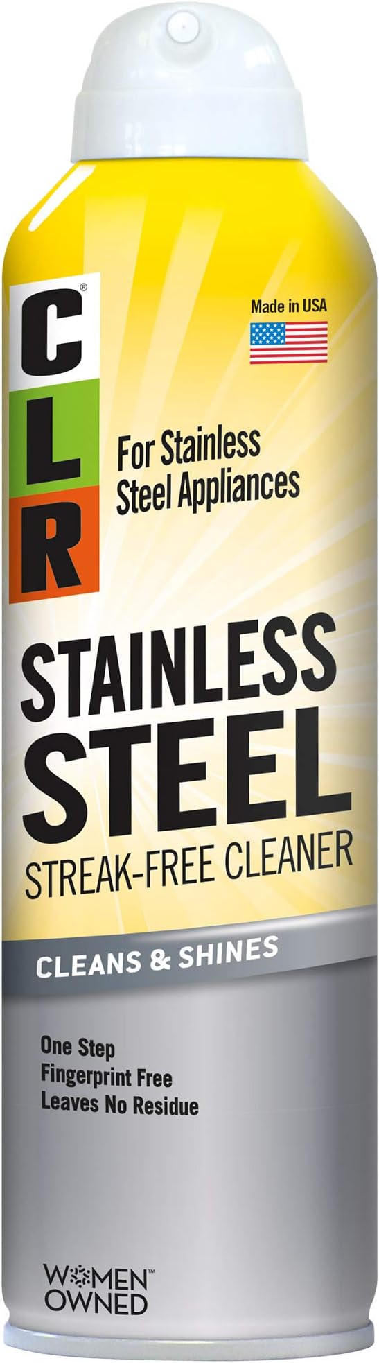 CLR CSS-12 Stainless Steel Cleaner, 12 oz Aerosol Spray (2-(Pack))