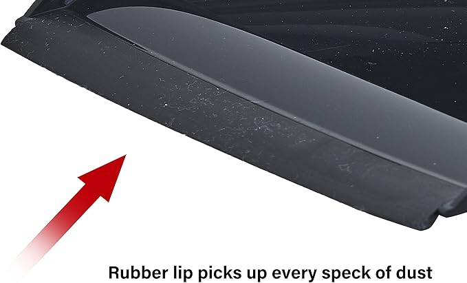 Superio Handheld Comfort Grip Dustpan and Brush Set - Hand Broom with Swiss Natural Horsehair Bristles.