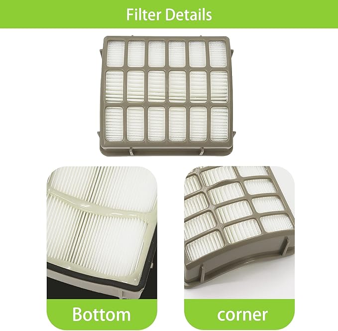 For Shark Navigator dlx Filter NV60 NV70 NV80 Replacement Filters,NV70 26,NV71,NV90,UV420 NV90 26 NV95 NV80 and NVC80C.4+4 Foam Filters + 2 Filters