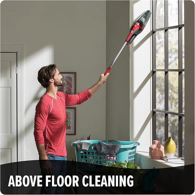 Dirt Devil 3-in-1 Versa Stick Vacuum Cleaner, Lightweight, Rechargeable, Ideal for Pet Hair, Dog Beds, Stairs, and More, Cordless Vacuum Cleaners for Home Use