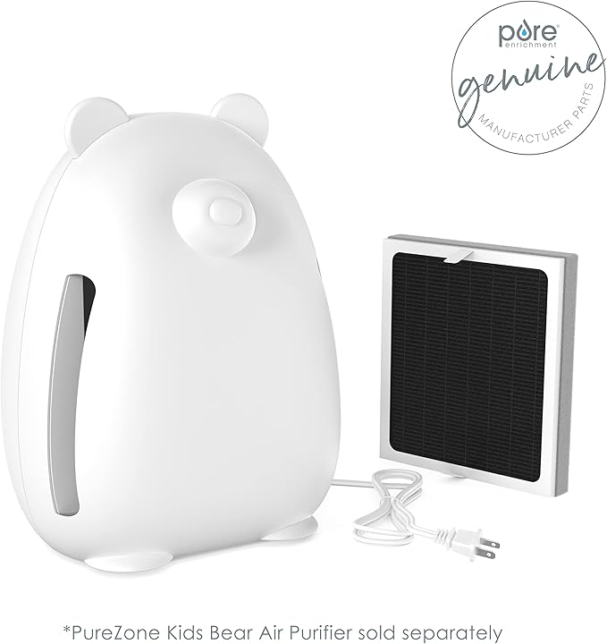 Pure Enrichment® Genuine 3-in-1 True HEPA Replacement Filter for the PureZone Kids Bear Air Purifier (PEAIRBER)