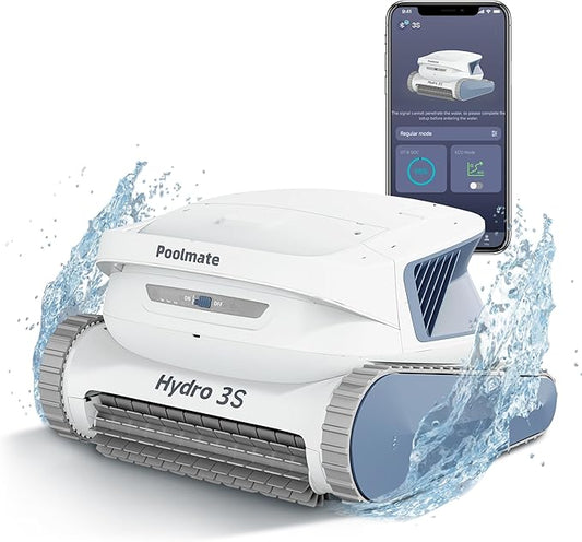 Chasing Robotic Pool Cleaner, Cordless Pool Vacuum 300 Mins Runtime for Above Ground Pools, Pool Robot 4.1L Filter Basket, Auto Waterline/Wall Cleaning for Inground Pools