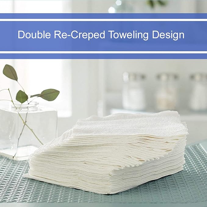 McKesson Disposable Washcloths, Soft, Absorbent and Strong, 13 in x 13 in, 500 Count