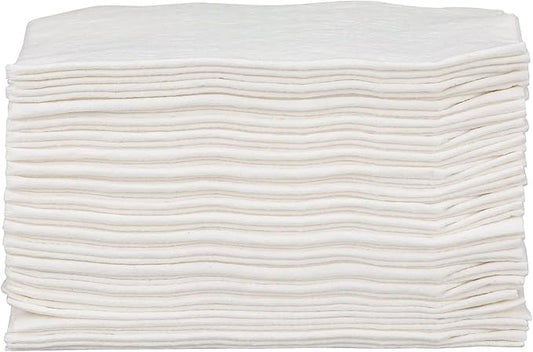 McKesson Disposable Washcloths, Soft, Absorbent and Strong, 13 in x 13 in, 50 Count, 16 Packs, 800 Total