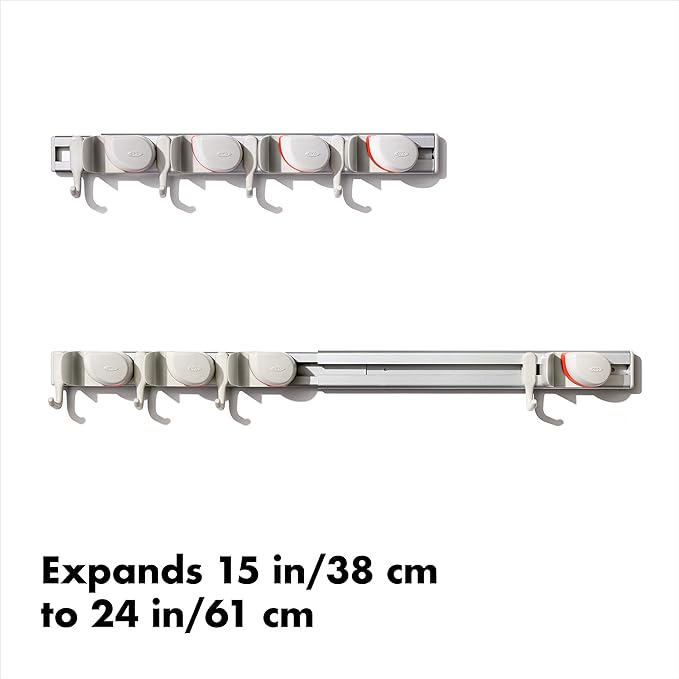 OXO Good Grips Wall-Mounted Mop and Broom Organizer (Pack of 12)