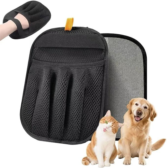 Pet Hair Removal Glove for Cats & Dogs Five-Finger Electrostatic Pet Hair Remover Glove for Clothing, Couch, Carpet, Furniture, Great Alternative to Pet Lint Roller