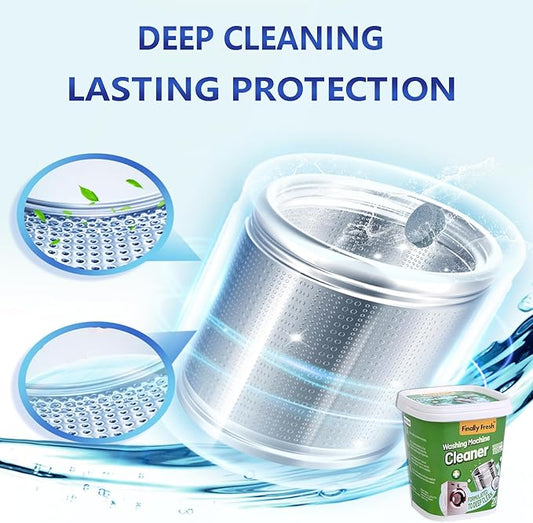 Finally Fresh Washing Machine Cleaner for Front Loaders & Top loaders, 20 Packs Washer Cleaner, Suitable for All Washing Machine