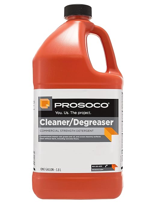 PROSOCO Cleaner/Degreaser | Removes widespread oil and grease films, adhesive tape residues and more from concrete floors - Trusted by Professionals (1-Gallon)