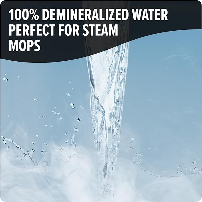 Dirt Devil 32 oz Steam Water, For Sealed Hard Surfaces, Compatible with Steam Mops, Demineralized Scented Water, AD31401 (Pack of 2)