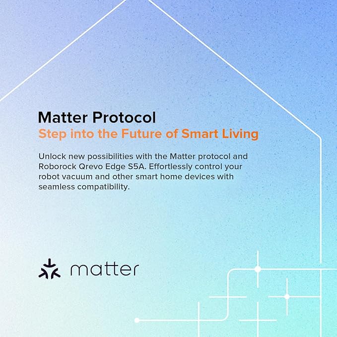 Roborock Qrevo Edge S5A Robot Vacuum and Mop, 18,500Pa, Zero-Tangling, DuoDivide Main Brush, FlexiArm Side Brush, Hot Water Mop Washing & Self-Cleaning, Warm Air Drying, Self-Emptying, White