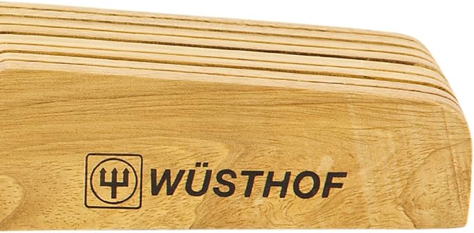 WÜSTHOF 7-Slot In Drawer Knife Storage, Natural Wood