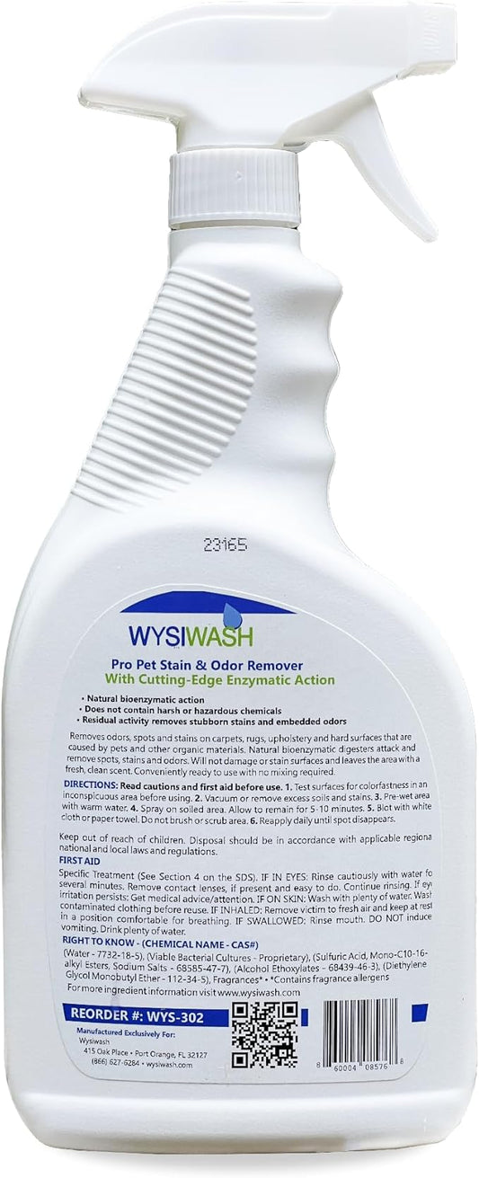 WYSIWASH Pro Pet Stain & Odor Eliminator