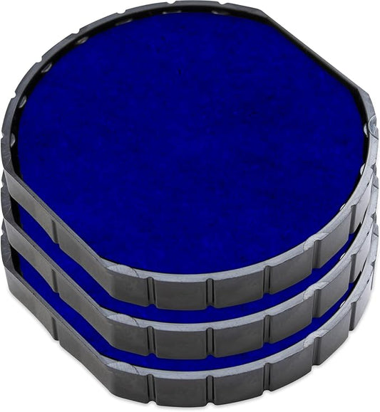 E/R45 Replacement Pad Compatible for 2000 Plus Printer R45 - Water Based - Pack of 3 - Blue