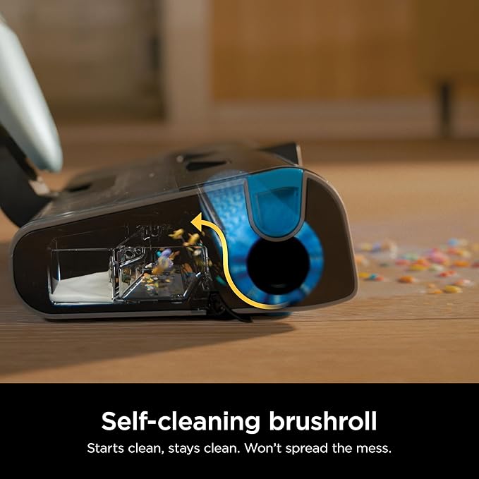 Shark HydroDuo with Dirt-Reveal Technology, Cordless, Everyday Hard Floor Cleaning System, Wet & Dry Debris Pickup, Mops & Scrubs All at Once, Hardwood, Tile, Laminate & Stone, Stone Metallic, WW201