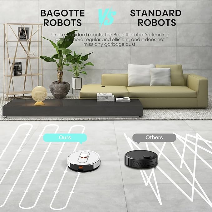 Robot Vacuum and Mop, Robotic Vacuum with Mapping, Self-Emptying Station for 90 Days Hands-Free Cleaning, LiDAR Navigation, No-Go Zones, Wi-Fi/App/Alexa Voice Control, for Carpets and Hard Floors