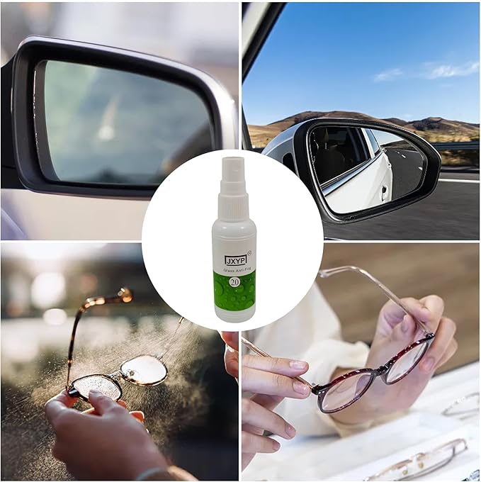 Glass Cleaner | Anti Fog | Auto Window Defogger | Windshield Against Fog | Lasting Effect Defoamer for Glasses, VR Headphones, Ski Glasses, Mirror, Window, Windshield