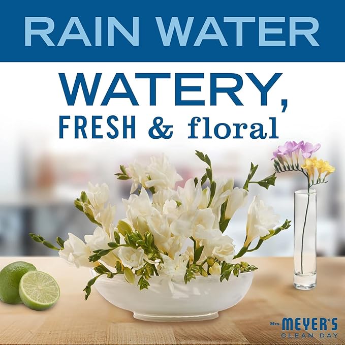 MRS. MEYER'S CLEAN DAY Liquid Dish Soap Refill, Rain Water, 48 fl. oz