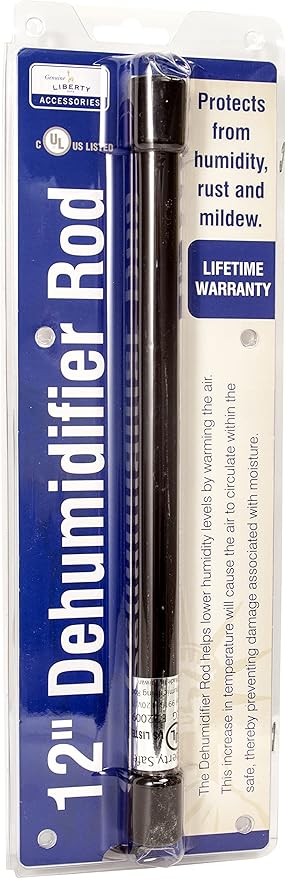 Liberty Safe Dehumidifier for Residential Use - Gun Safe Dehumidifier Rod - 12in & 18in Rods (12in)