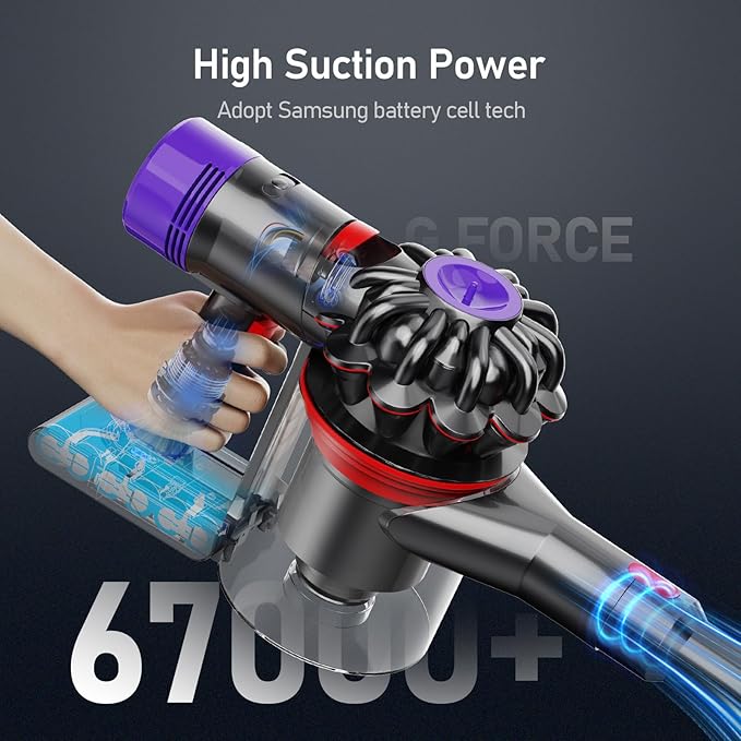 Battery Replacement for V8, 21.6V Li-ion Battery Compatible with SV10 V8 Animal V8 Absolute V8 Motorhead V8 Carbon Fiber V8 Fluffy Series Cordless Vacuum, 2 Filters and 2 Screws Included