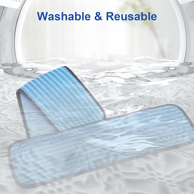 Microfiber Steam Mop Pads Compatible with Wagner Spraytech Steam Cleaner(905e, 915e, 925e), Washable & Reusable Microfiber Steam Mop Cloth(Cleaning Pads)