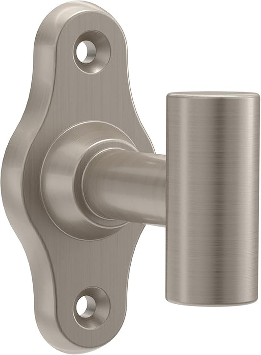 Franklin Brass Calloway (1-Pack) Towel Hooks Satin Nickel Single Bathroom Hooks Wall Mounted for Robes & Towels Hand Towel Hook Holder Kitchen, Bathroom Accessories CLWY35-SN
