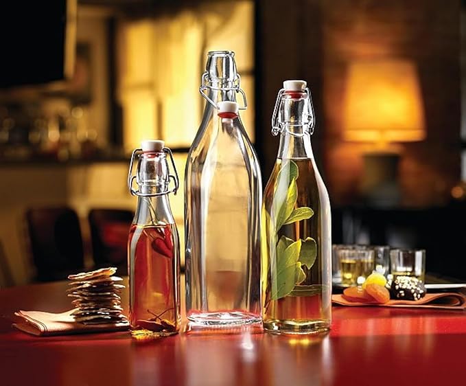 Bormioli Rocco Swing Bottle - 12.5CL (4.25 oz) - Clear