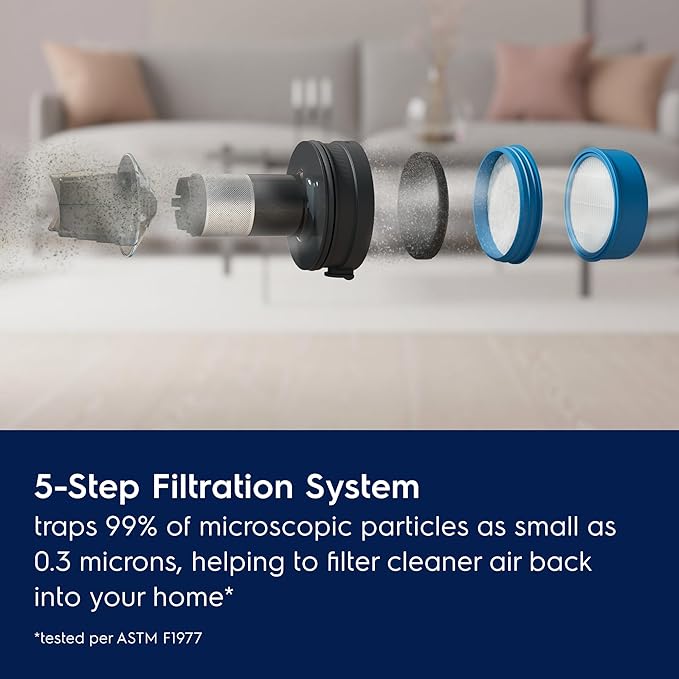 Electrolux Ultimate700 Cordless Stick Vacuum with PowerPro Bristle Nozzle and High Suction Power, 50-Minute Run Time, 4 Power Modes, Granite Gray