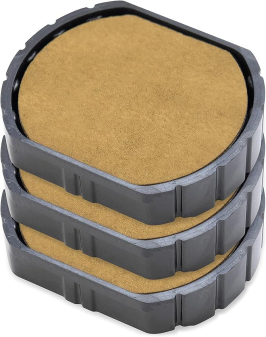E/R24 Replacement Pad Compatible for 2000 Plus Printer R24 - Water Based - Pack of 3 - Dry (No Ink Color)